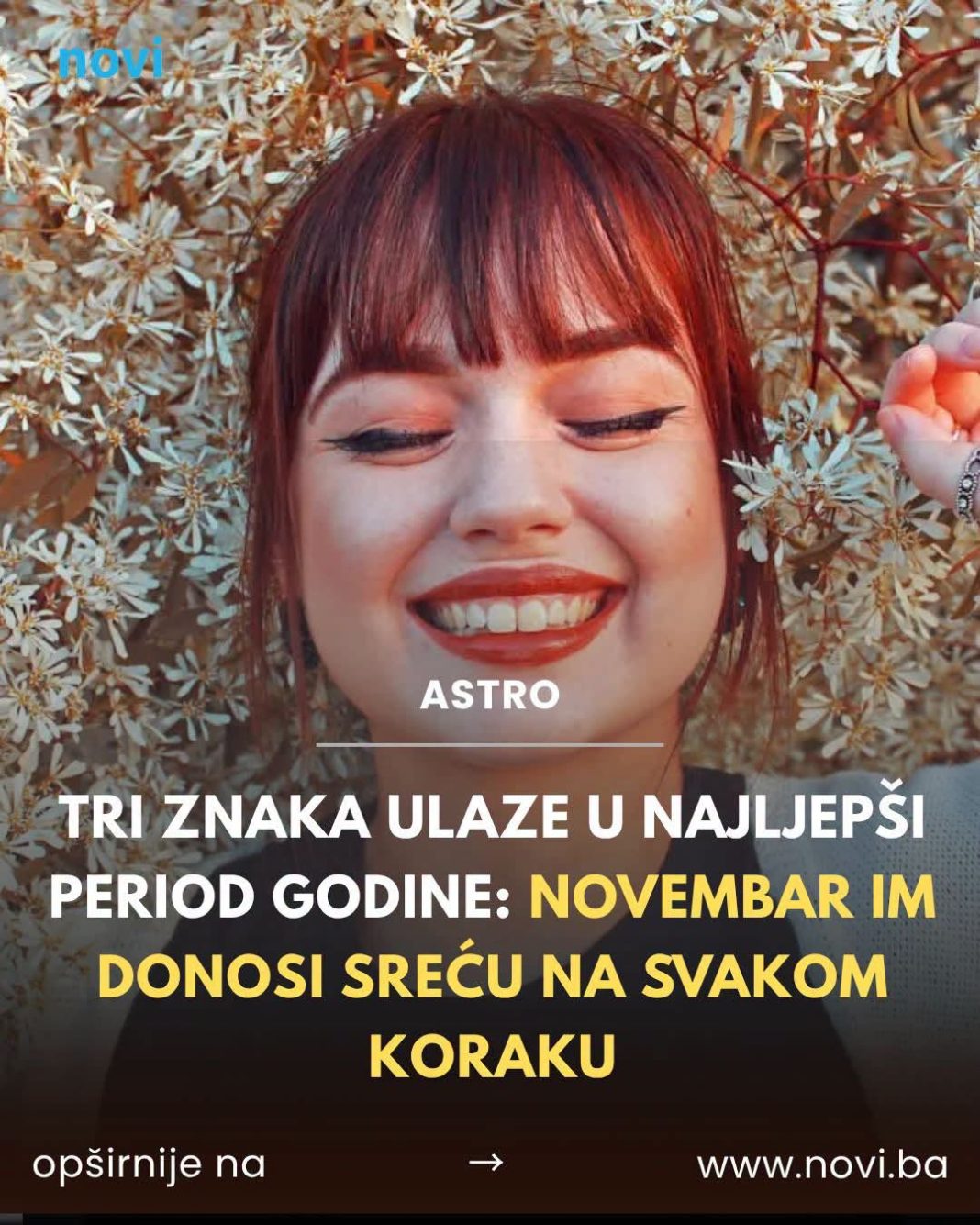 Tri znaka ulaze u najljepši period godine: Novembar im d0nosi sreću na svakom koraku - featured image Tri znaka ulaze u najljepši period godine: Novembar im d0nosi sreću na svakom koraku - featured image