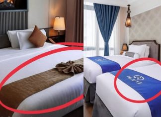 Zašto hoteli uvijek imaju krpu preko kreveta? Mnogi ljudi ne znaju čemu služi Zašto hoteli uvijek imaju krpu preko kreveta? Mnogi ljudi ne znaju čemu služi - featured image