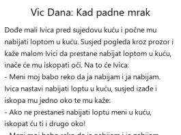 Vic dana: Kad padne mrak Vic dana Kad padne mrak