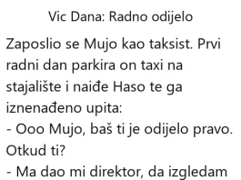 Vic dana: Radno odijelo Vic dana Radno odijelo