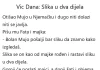 Vic dana: Slika u dva dijela Vic dana Slika u dva dijela