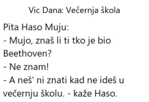 Vic dana: Večernja škola Vic dana Večernja škola