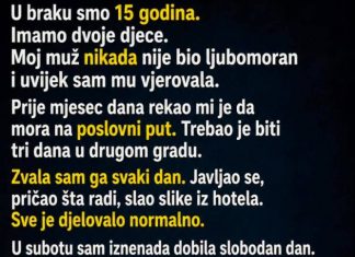U braku smo 15 godina i imamo dvoje djece. Nikad nisam bila žena koja provjerava telefon, pravi scene ili sumnja bez razloga… U braku smo 15 godina i imamo dvoje djece. Nikad nisam bila žena koja provjerava telefon, pravi scene ili sumnja bez razloga… - featured image
