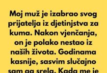 Moj muž je izabrao svog prijatelja iz djetinjstva za kuma… Moj muž je izabrao svog prijatelja iz djetinjstva za kuma… - featured image