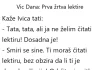 VIC DANA: Prva žrtva lektire VIC DANA: Prva žrtva lektire