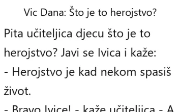 VIC DANA: Što je to herojstvo? VIC DANA: Što je to herojstvo?